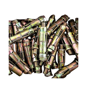 Perno de Anclaje de Acero Galvanizado Amarillo de Alta Resistencia, 4 Unidades, para Fijación Segura en Paredes de Hormigón - Product Image 2
