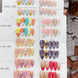 Ongles en gel souple légers et courts, personnalisés, certifiés salon, style minimaliste uni, adaptés à chaque <span class=keywords><strong>mesure</strong></span> de doigt – Qualité artisanale experte - Product Image 1