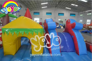 Parque de Atracciones Inflable Abierto de 16 pies para Niños, con Diseños de Dibujos Animados, Área de Brincos y Tobogán, PVC No Tóxico, Actividades para Jardín de Infancia - Product Image 6