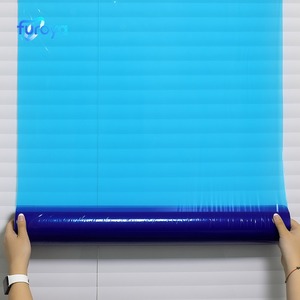 <span class=keywords><strong>Film</strong></span> protecteur PE souple anti-poussière facile à imprimer pour surface en verre Logo personnalisé Publicité Couleur bleue sans résidus - Product Image 3