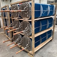 Tubo de Cobre Duradero con Aletas de Aluminio, Intercambiador de Calor, Evaporador, Condensador para Aire Acondicionado y Refrigeración de Motores