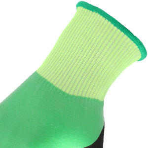 Gants de travail MaxiPact personnalisés en polyester durable anti-coupure, avec revêtement nitrile sablé, respirants, pour la protection des mains en milieu industriel. - Product Image 5