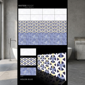 300x600mm exterior de cerámica 30x60cm Digital 12x24 esmaltado brillante Interior Mono ladrillo gris porcelana pulida azulejos de pared precio - Product Image 6