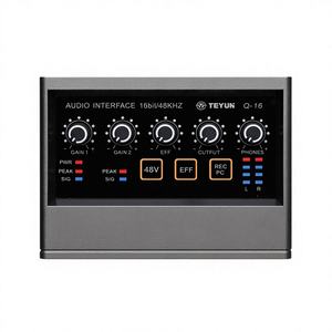 Interface audio pour microphone professionnel, USB, PC, plug-and-play, micro pour streaming en direct, enregistrement, karaoké - Product Image 2