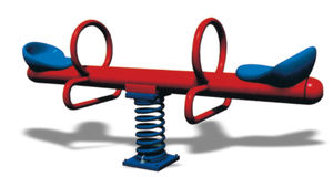 Balancín Doble de PE <span class=keywords><strong>para</strong></span> Niños, <span class=keywords><strong>para</strong></span> Parques Comunitarios y de Atracciones, Caballito Balancín, Juego de Diversión - Product Image 3