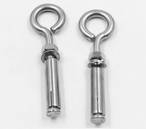 ตะขอแขวนผนังคอนกรีต 304 ตะขอขยายสแตนเลสสลักเกลียวขยายตะขอถ้วยแบบเปิดสําหรับงานหนัก - Product Image 4