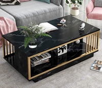 Table basse rectangulaire moderne YOUTAI en gros avec rangement pour salon