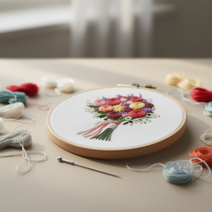 Filo da ricamo Ilan 30s/2*6 bianco per punto croce e lavori di ricamo - Product Image 2