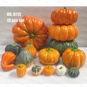 Fournitures de décoration d'automne bricolage Halloween et automne récolte Faux citrouille artisanat pour zoo parc d'attractions <span class=keywords><strong>cinéma</strong></span> décor festif - Product Image 5