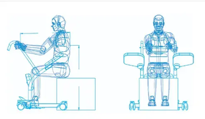 Ausili per il trasferimento in piedi, migliori ausili per la mobilità e sedie a rotelle per esercizi, sedie a rotelle - Product Image 2