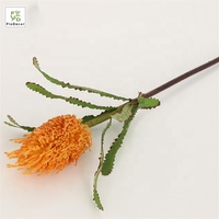 Alat peraga fotografi rumah ruang tamu bunga buatan bunga Banksia 68cm sutra gaya Ins