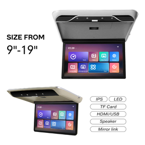 <span class=keywords><strong>Monitor</strong></span> LCD IPS da 9, 11.6, 12.5, 15.4, 15.6, 17.3, 19 Pollici, TV Android per Auto con Telecomando, <span class=keywords><strong>Monitor</strong></span> da Soffitto per Auto - Product Image 1