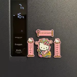 Adesivo Magnetico per Frigorifero in Acrilico per Capodanno, Decorazione Domestica con Piccole Frasi e Cavallo, Simbolo di Ricchezza - Product Image 2