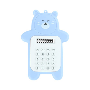 Calculatrice de poche mignonne en forme d'ours, mini calculatrice de bureau personnalisée pour enfants - Product Image 4