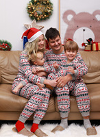 Pijamas Navideños PASUXI para Familias, Conjuntos de Ropa a Juego para Año Nuevo, Papá, Mamá, Niños y Bebés, Pijamas para Papá, Mamá, Hija y Hijo