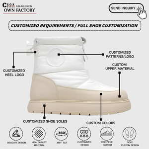 <span class=keywords><strong>Botas</strong></span> <span class=keywords><strong>de</strong></span> Invierno 2026 <span class=keywords><strong>de</strong></span> Moda, Nuevas <span class=keywords><strong>Botas</strong></span> <span class=keywords><strong>de</strong></span> Nieve Acolchadas hasta la Pantorrilla para <span class=keywords><strong>Mujer</strong></span>, <span class=keywords><strong>Botas</strong></span> <span class=keywords><strong>de</strong></span> Plataforma Cálidas e Impermeables con Logotipo en Relieve - Product Image 2