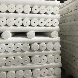 White Fabric Zhejiang Wholesale Low Price Peach Skin White Ingrey Fabric 100 Polyester Fabric For Home Textiles