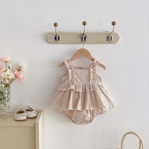 Vestido de verano sin mangas para niña 2026, pelele con volantes y tirantes, mono de una pieza a <span class=keywords><strong>la</strong></span> moda - Product Image 3