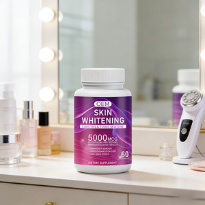 Natuurlijke smaak huidverlichtende glutathionecapsules 60 stuks/fles anti-verouderingsformule veilig voor iedereen behalve zwangere vrouwen - Product Image 5