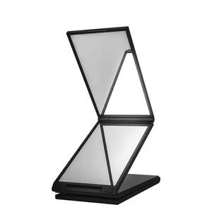 <span class=keywords><strong>Miroir</strong></span> Pliable à 4 Voies <span class=keywords><strong>Miroir</strong></span> Compact de Maquillage Extensible à 360 Degrés, <span class=keywords><strong>Triple</strong></span> Fold, Auto-Coupe de Cheveux - Product Image 5