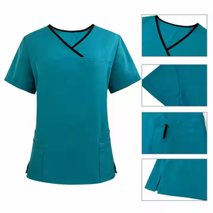 Custom New Nurs Scrub all'ingrosso divise mediche uniformi ospedaliere cura Scrub 2 pezzi Medical Scrub uniformi - Product Image 3
