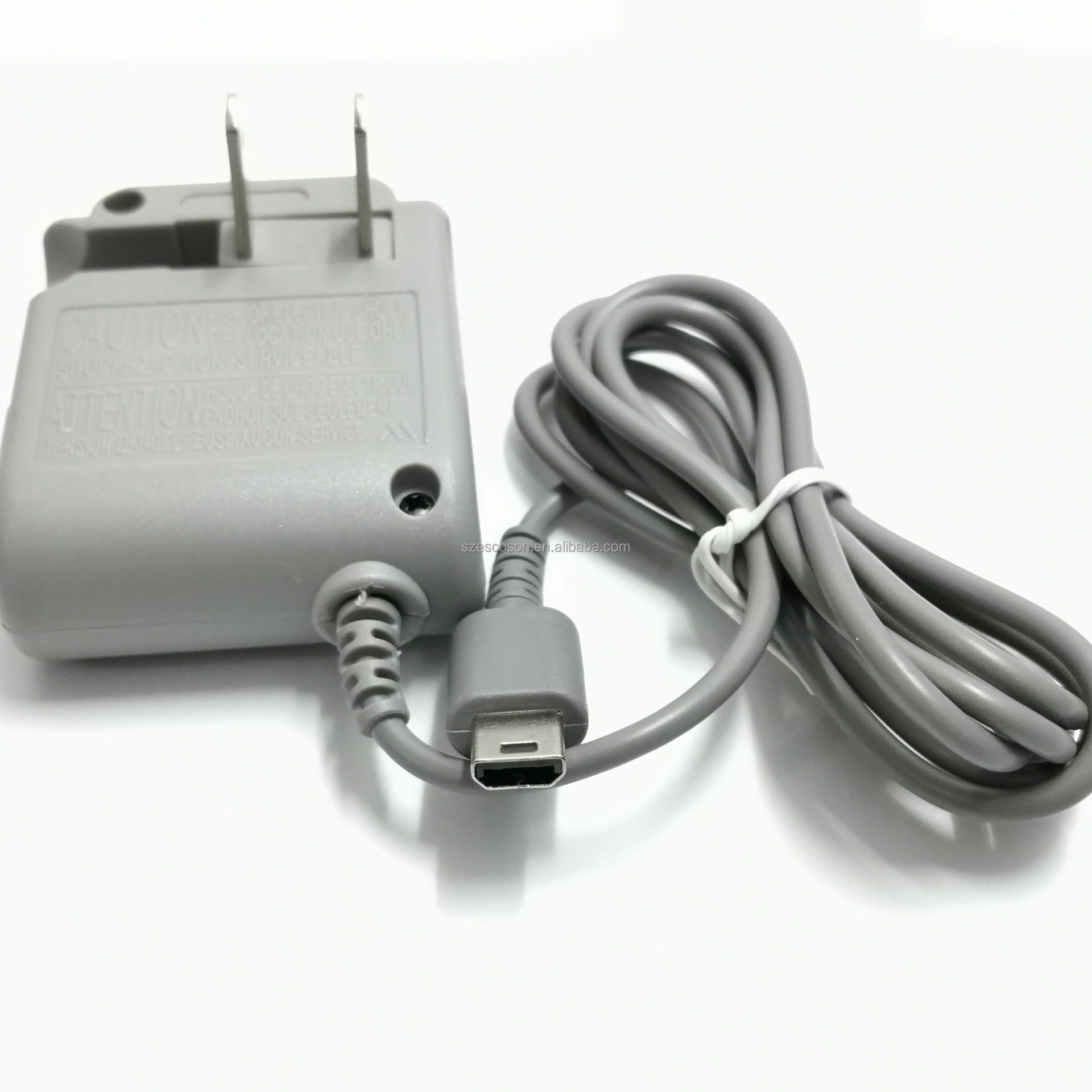 Nintendo Switch Lite用USプラグ充電ACアダプターNDSL充電器ケーブル