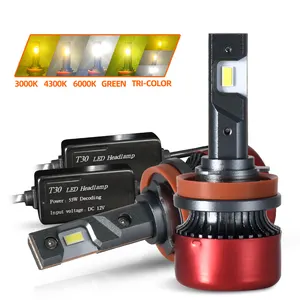 2024 nuevos focos Led Lampadas Faro sistema de iluminación automática 60W 15000Lm faros CSP Foco Turboes Led H7 H4 lámpara Motor LED faro