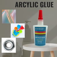 OEM ODM 30ML Colle Acrylique Forte Instantanée Adhésif PMMA Transparent pour ABS PVC Plexiglas Plastique Réparation Étanche