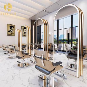 2022 Offre Spéciale station de miroir de beauté lumineuse station de vanité de style miroir classique station de miroir de beauté pour la coiffure - Product Image 4