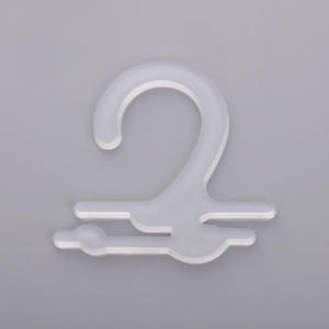 Großhandel PP Kunststoff Socken haken geformt klar/schwarz Display Kleiderbügel für Kleidungs stück Verpackung und Einzelhandel Lagerung - Product Image 2