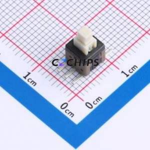 PS-5850SVB-6PN Push Button Switch SMD Switch No Lock Rectangle Plunger 500mA 24V - Product Image 1