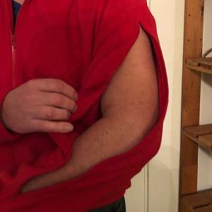 İki yönlü kol fermuarlar diyaliz hastaları ağır tam Zip Up ceketler diyaliz bağlantı noktası erişim Polar Polar ceket erkekler - Product Image 2