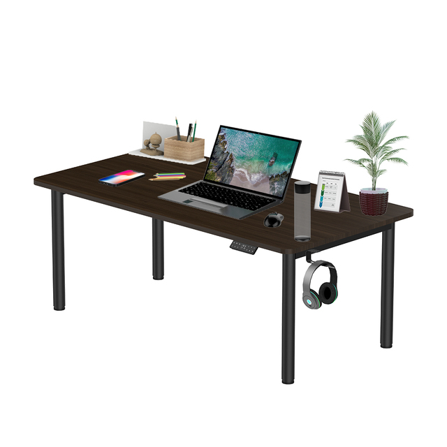 Office Smart Table Computer Ergonomic 4 Legs Standing Table Height Adjustable Dual Motor Electric Sit Stand Desk Frame