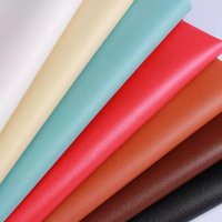 Tissu en cuir PVC gaufré en gros, résistant aux taches, coupe-vent, infroissable, matière souple pour sacs, meubles et intérieur de voiture, authentique