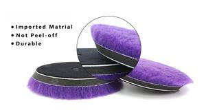 NIKELIANG 100% Tampon de polissage en laine naturelle épaisse pour l'entretien et l'épilation des voitures Éponge de polissage de qualité supérieure - Product Image 6