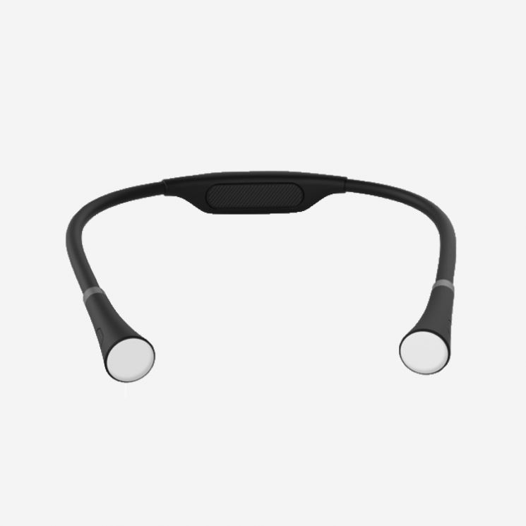 Rechargeable LED Neck Reading Light Book Light Outdoor Sports Lighting Lamp for Craft Knitting