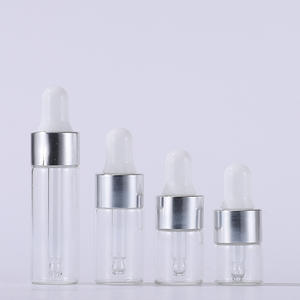 ขวดแก้วหยดขนาด 1 มล. - ภาชนะใส/ขุ่นสำหรับน้ำมันหอมระเหย เซรั่ม โลชั่น น้ำหอม ตัวอย่างสำหรับการเดินทาง - Product Image 5