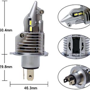 Faro <span class=keywords><strong>Auto</strong></span> Cross-border Exclusive Fighter H4 12V 25W 12000lm 6000K Abbagliante/Anabbagliante con Collegamento Automatico e Retrofit Integrato - Product Image 4