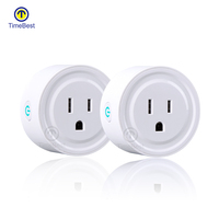 16A/125V/EU/UK/USさまざまな国向けの便利なスマートホームオートメーション電源ソケットWifiスマートプラグ