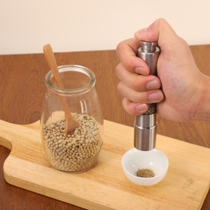 Juego de Molinillos de Sal y Pimienta Manuales de Acero Inoxidable Syh1094, con Botón de Presión, para Hierbas, Uso Doméstico y en la Cocina, Venta al Por Mayor - Product Image 2