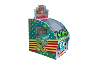 Machine de jeu d'arcade commerciale d'intérieur à monnayeur pour 2 joueurs, tir de balles pour enfants, jeu de rédemption de balles à double pistolet pour centre de jeux