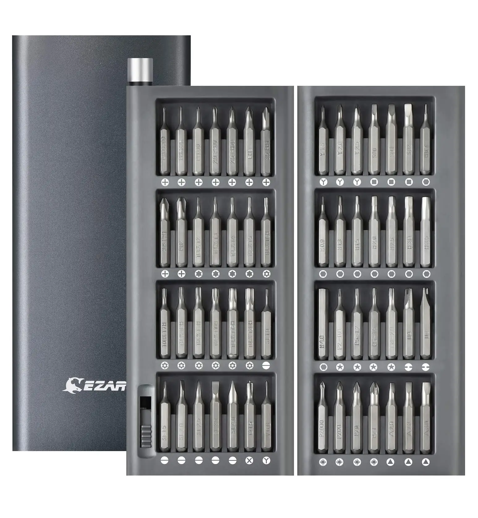 Набор прецизионных отверток EZARC, 57 в 1 маленькая отвертка, Магнитная отвертка, набор инструментов для ремонта электроники для ноутбука, MacBook,