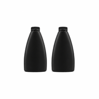 Bouteille chimique en HDPE mat gris de 950 ml, vide, avec bouchon à vis, forme cloche, rechargeable, pour réactifs industriels et solvants de laboratoire