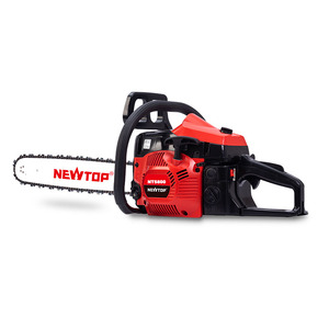 Tronçonneuse à essence professionnelle 2 temps 54,5 cm³ pour la coupe du bois – Meilleures ventes - Product Image 1