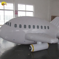 Modèle d'avion à l'hélium PVC et avion gonflable en matériau Oxford