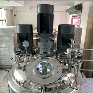 Ligne de production de machines pour la fabrication de dentifrice en usine, homogénéisateur automatique sous vide, mélangeur émulsifiant, savon cosmétique SUS304 - Product Image 2