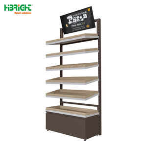 High-Capacity Customizable Steel Wood Bakery <b>Display</b> <b>Rack</b> for Convenience Stores Popular in the Market - Product Image 6
