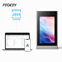 Lector de Tarjetas de Control de Acceso con Reconocimiento Facial FCV5003, Sistema Operativo Linux, Logotipo Personalizado, IP65 Impermeable, con API y SDK Gratuitos para Desarrollo Propio