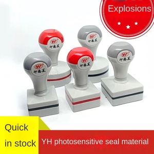 Ấn Độ Đức Hoa Kỳ Bán Buôn 4Mm Vỏ Màu Xám Cạnh Tem Cảm Quang YH Đầu Đỏ Hàng Tiêu Dùng Nhựa Văn Phòng Nguồn Cung Cấp - Product Image 3