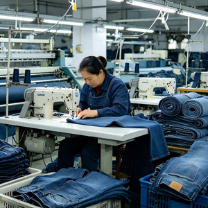 Jeans de Mujer al por Mayor, Cintura Alta, Pierna Recta, Decoración de Estrellas con Pedrería, Estilo Y2K, Pantalones de Mezclilla Elásticos, Casuales, Personalizados, OEM, ODM 2026 - Product Image 3